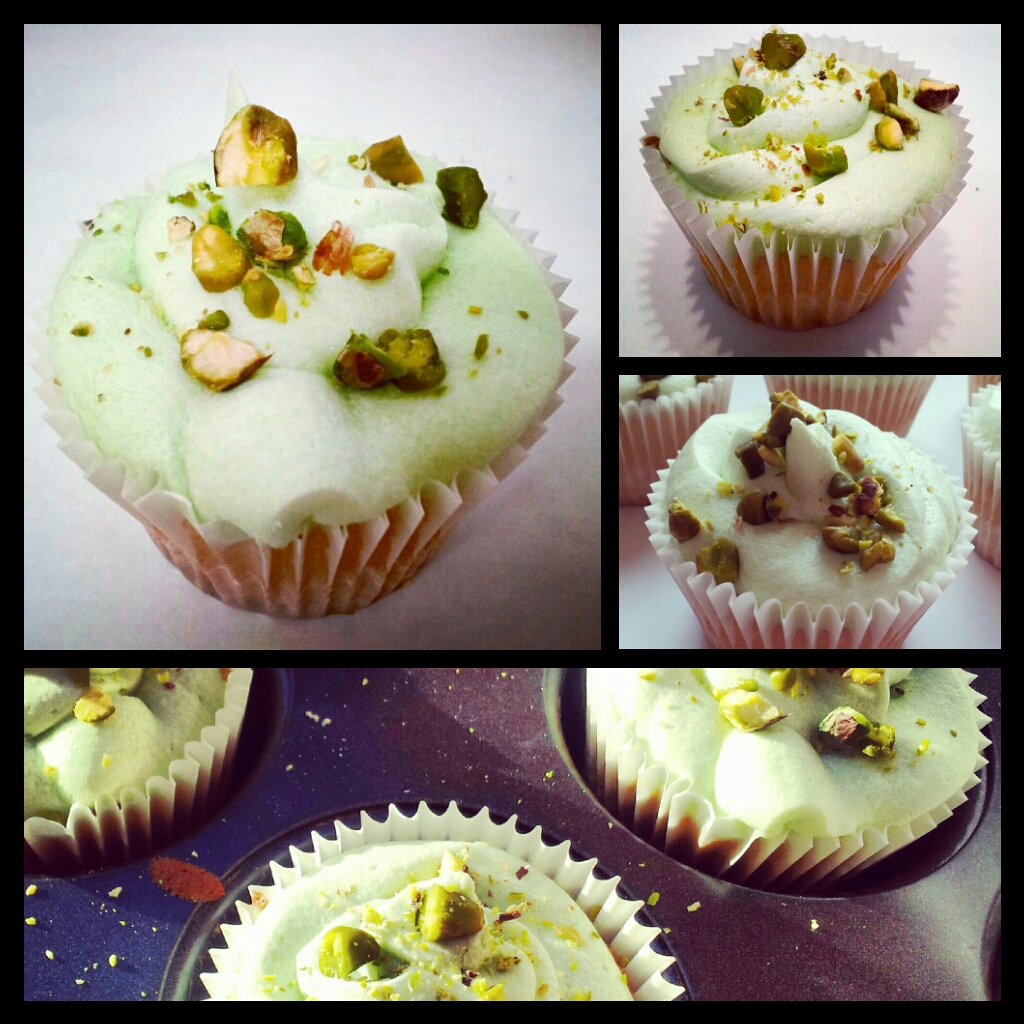 Pistachio and Chios Mastic Cupcakes – Φυστίκι Αιγίνης και Μαστίχα Χίου&nbsp;Cupcake